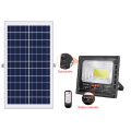 LED solar flood light with digital display